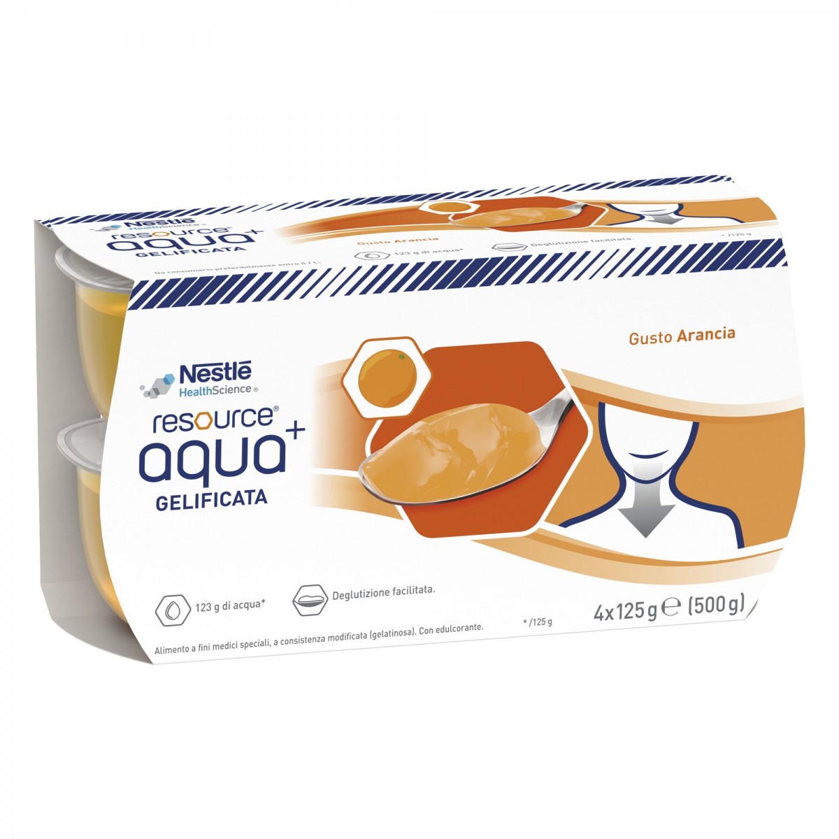 RESOURCE AQUA+ORANGE 4X125G